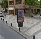 Mupi en Avenida Monreal y Salesianos, Huesca